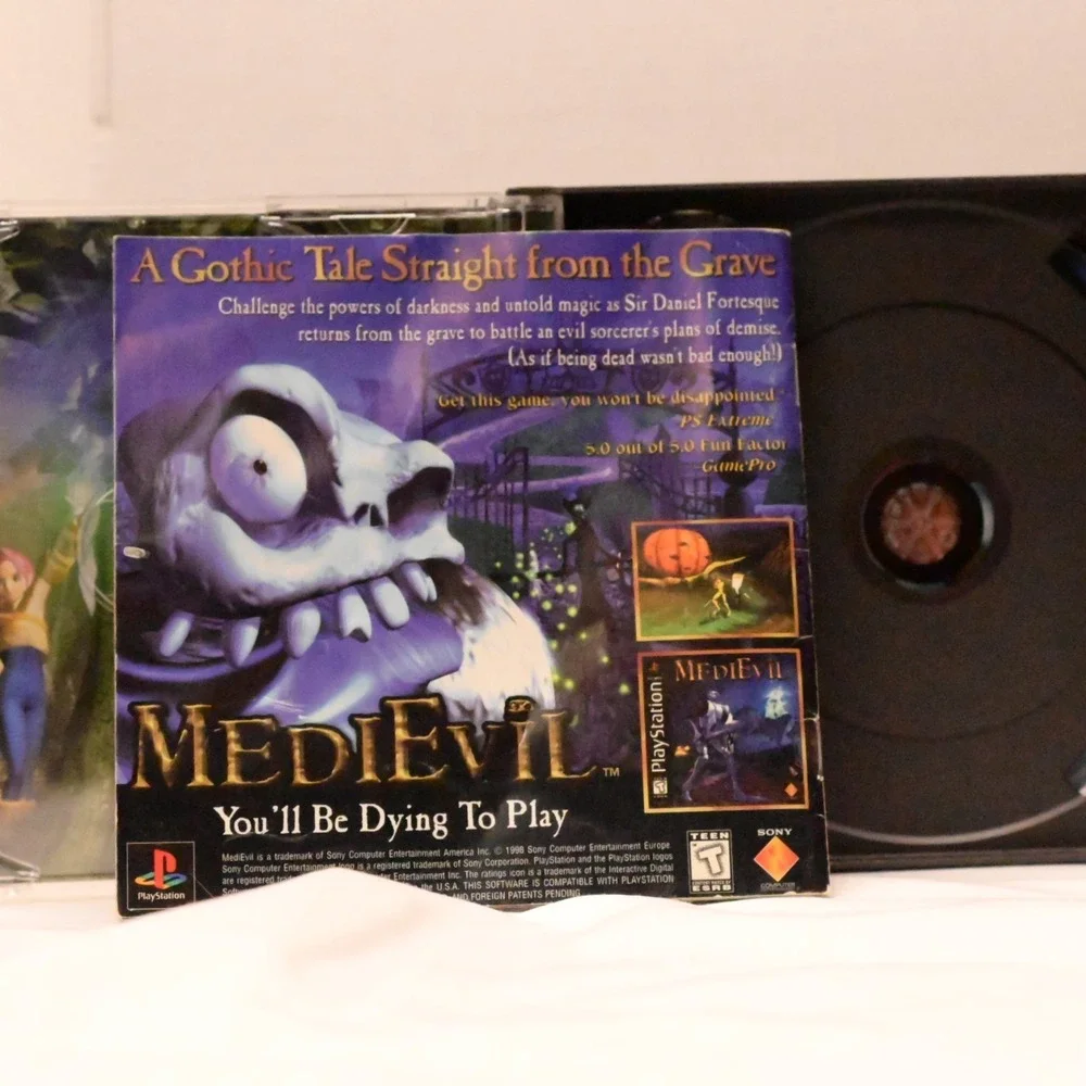Legend of Legaia PS1 Complete With Case Manual Disc CIB